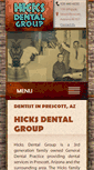 Mobile Screenshot of hicksdentalgroup.com
