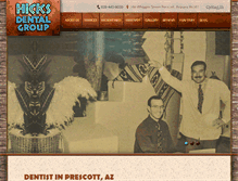 Tablet Screenshot of hicksdentalgroup.com
